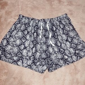 Snake Skin Sleep Shorts